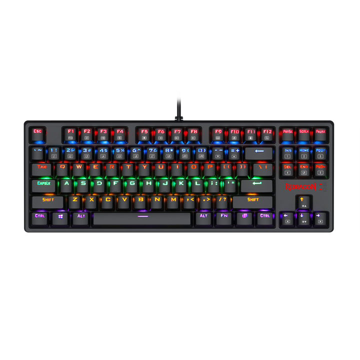 کیبورد گیمینگ ردراگون Keyboard Gaming Redragon K576 RGB Daksa Redragon Daksa K576R With Blue Mech